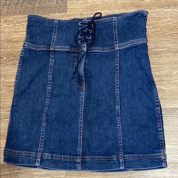 Free people Denim Skirt - Picture 1 of 5